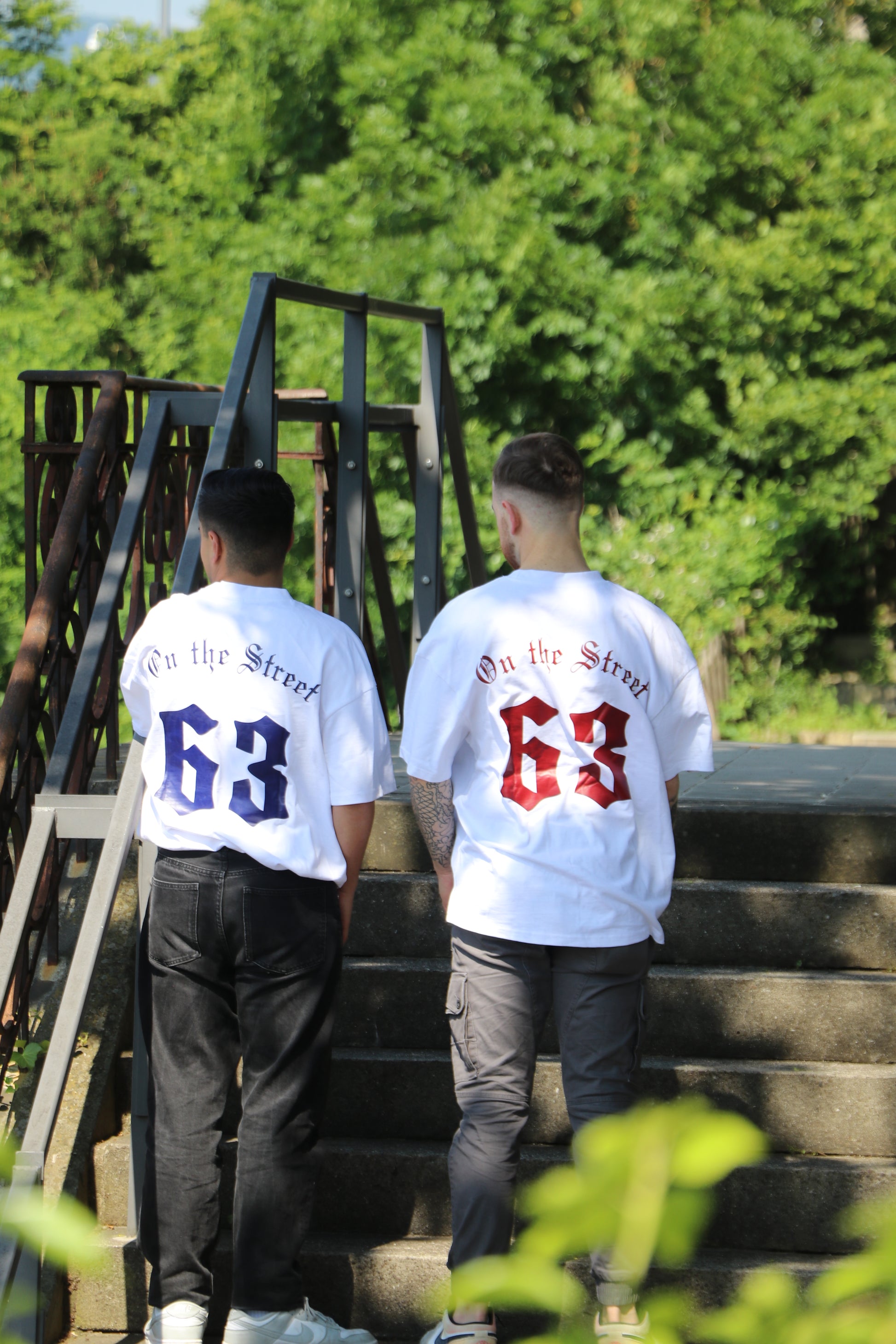 63 OTSV2 T-Shirt – ( Weiß – Blau )