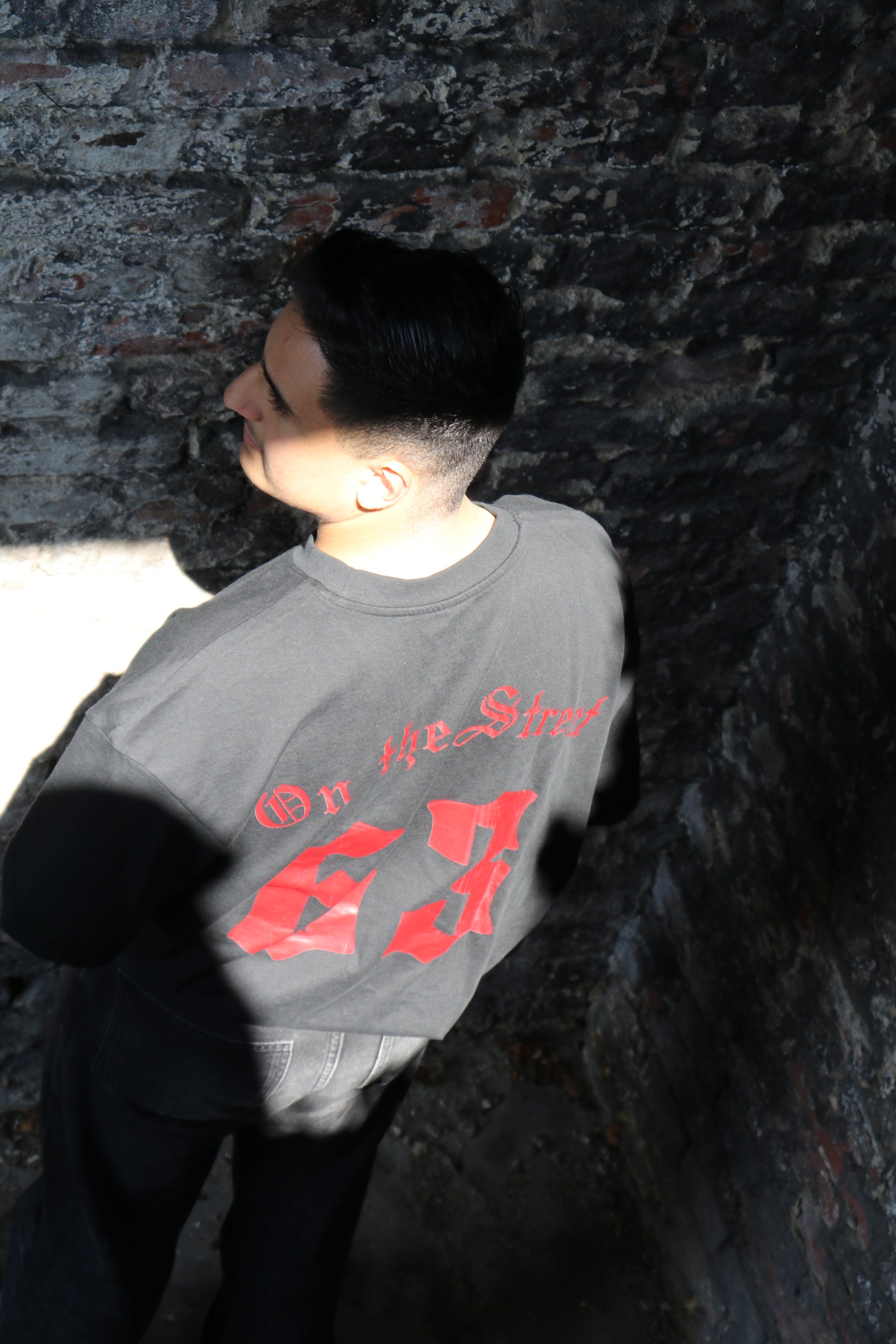 63 OTSV1 T-Shirt – ( Schwarz – Rot )