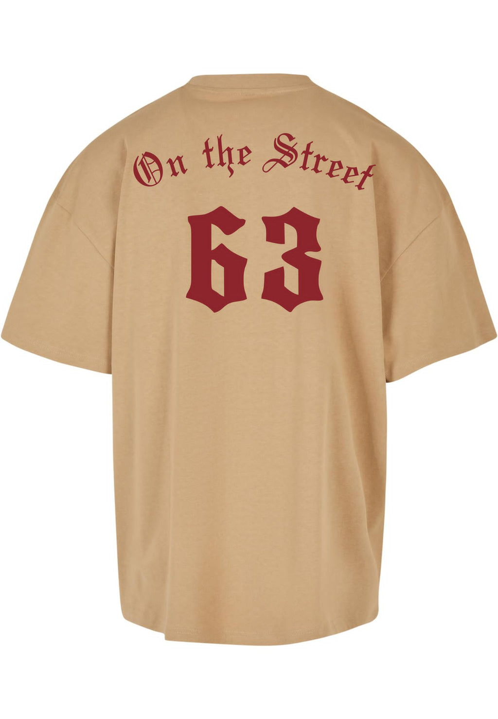 63 OTSV1 T-Shirt – ( Beige – Rot )
