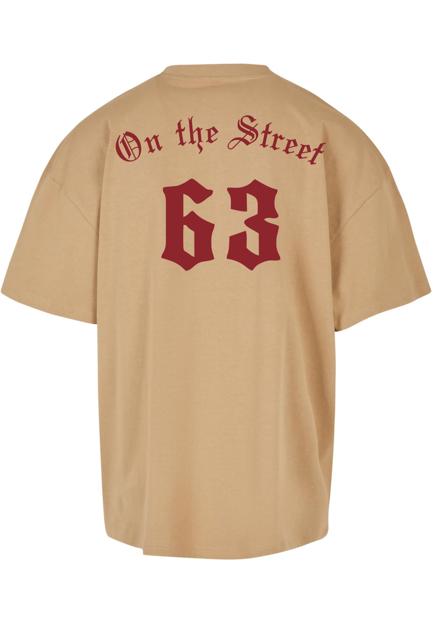 63 OTSV1 T-Shirt – ( Beige – Rot )