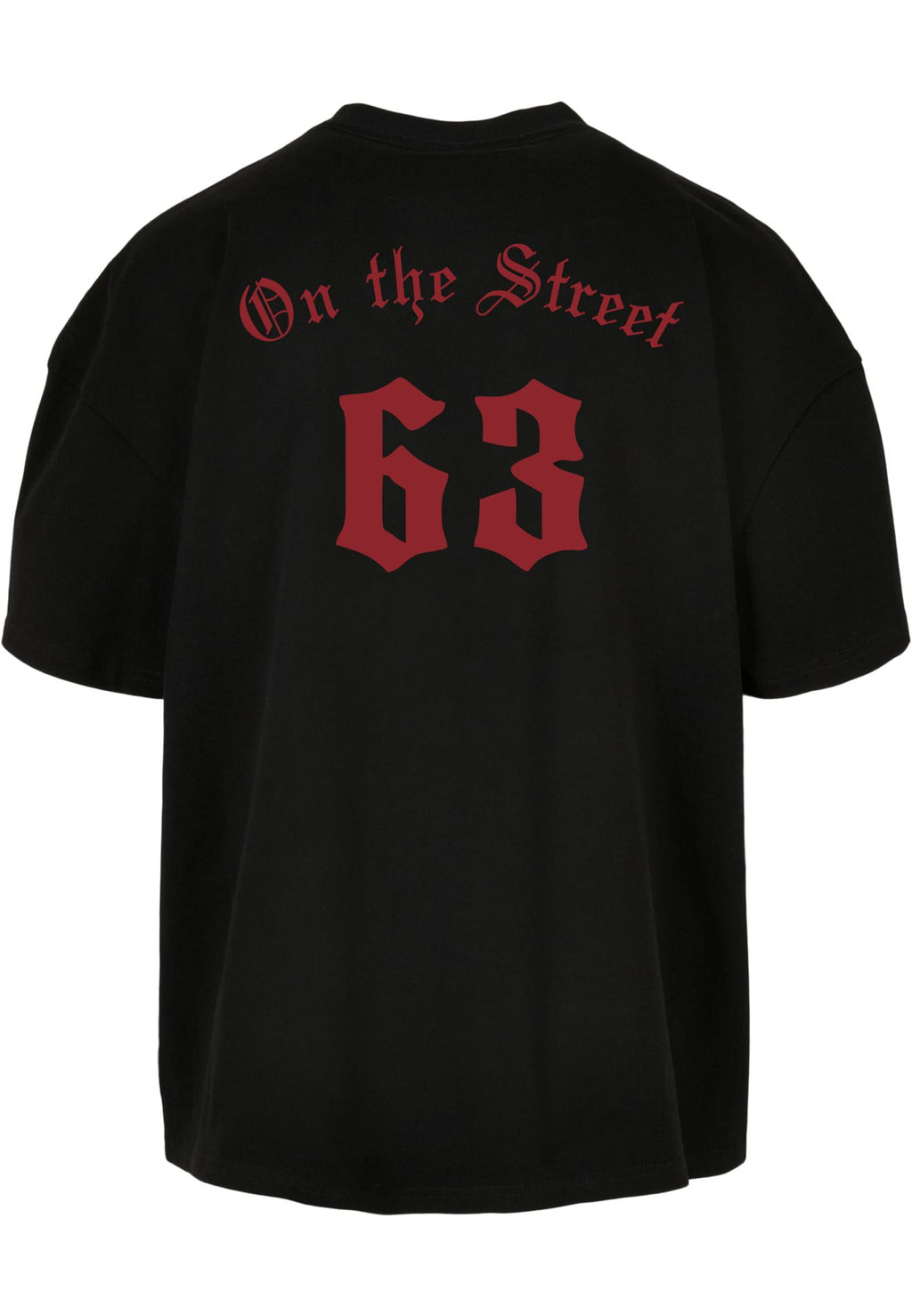 63 OTSV1 T-Shirt – ( Schwarz – Rot )