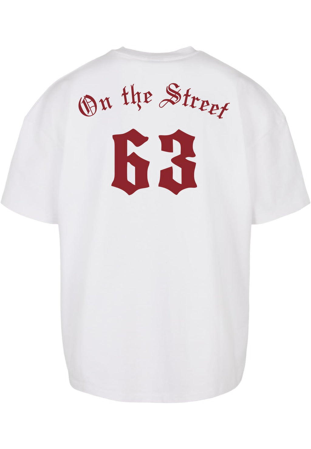 63 OTSV1 T-Shirt – ( Weiß – Rot )