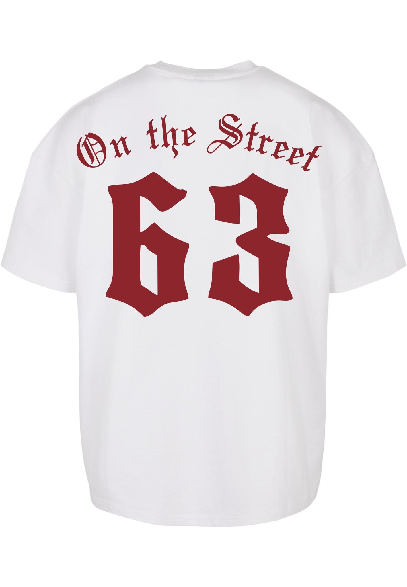 63 OTSV2 T-Shirt – ( Weiß – Rot )