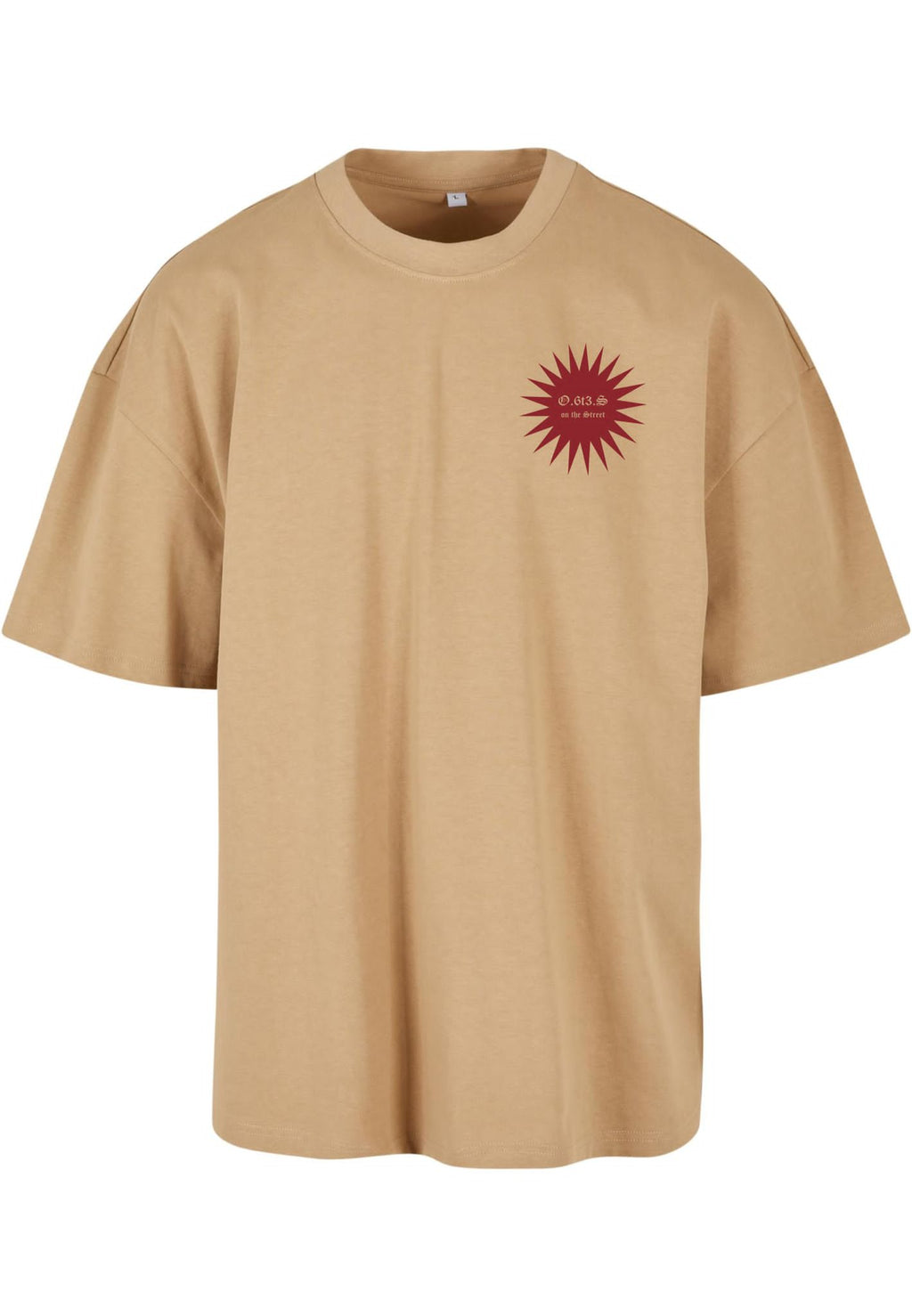 63 OTSV1 T-Shirt – ( Beige – Rot )