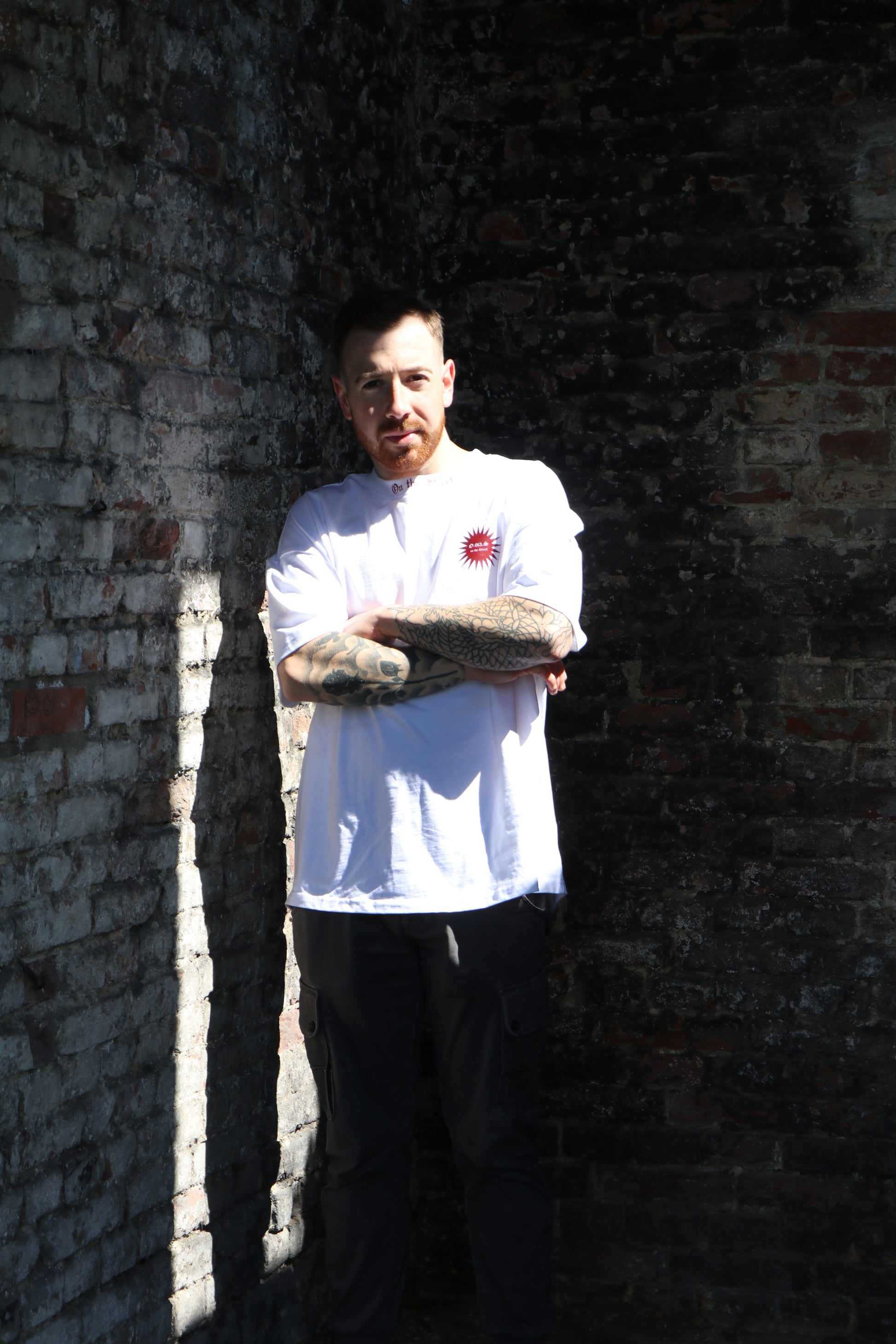 63 OTSV1 T-Shirt – ( Weiß – Rot )